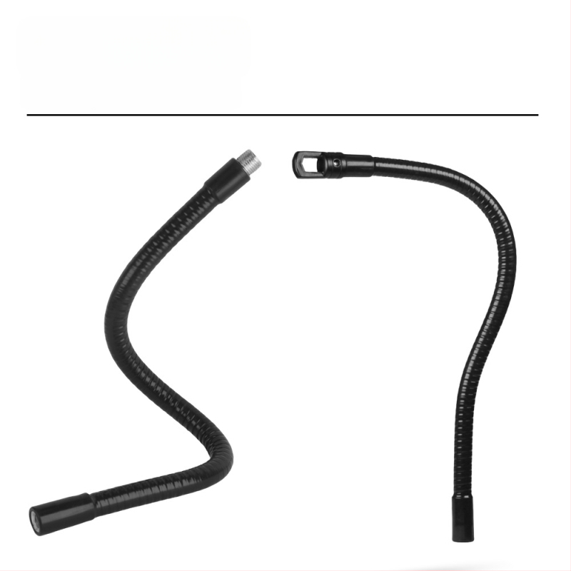 Držiak na mobilný telefón, tablet, mikrofón, husí krk, kovová hadica, univerzálny otočný M10, vonkajšie zuby, závesný krúžok na lampu