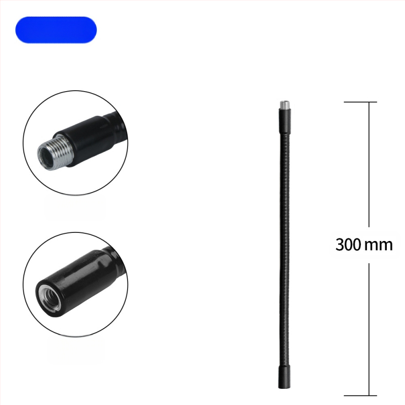 Držiak na mobilný telefón, tablet, mikrofón, husí krk, kovová hadica, univerzálny otočný M10, vonkajšie zuby, závesný krúžok na lampu