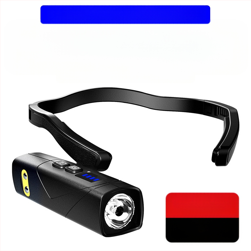 2025 m. itin ryškus, stipraus šviesos jutiklio priekinis žibintas, skirtas lauko naktinei žvejybai ir alpinizmui, daugiafunkcis, ant ausų kabantis, nuimamas LED žibintuvėlis