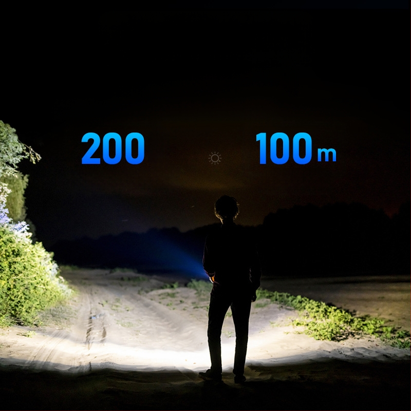 Philips Strong Light Flashlight Multi-Mode Mini Flashlight Nabíjateľná kompaktná prenosná domáca vonkajšia prenosná