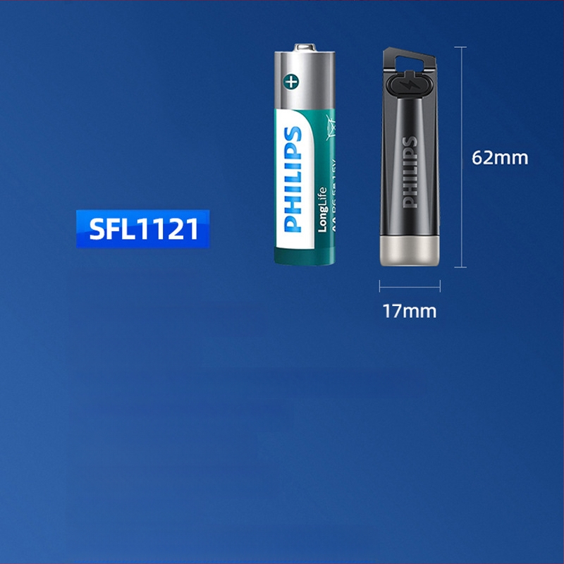 Philips Strong Light Flashlight Multi-Mode Mini Flashlight Nabíjateľná kompaktná prenosná domáca vonkajšia prenosná