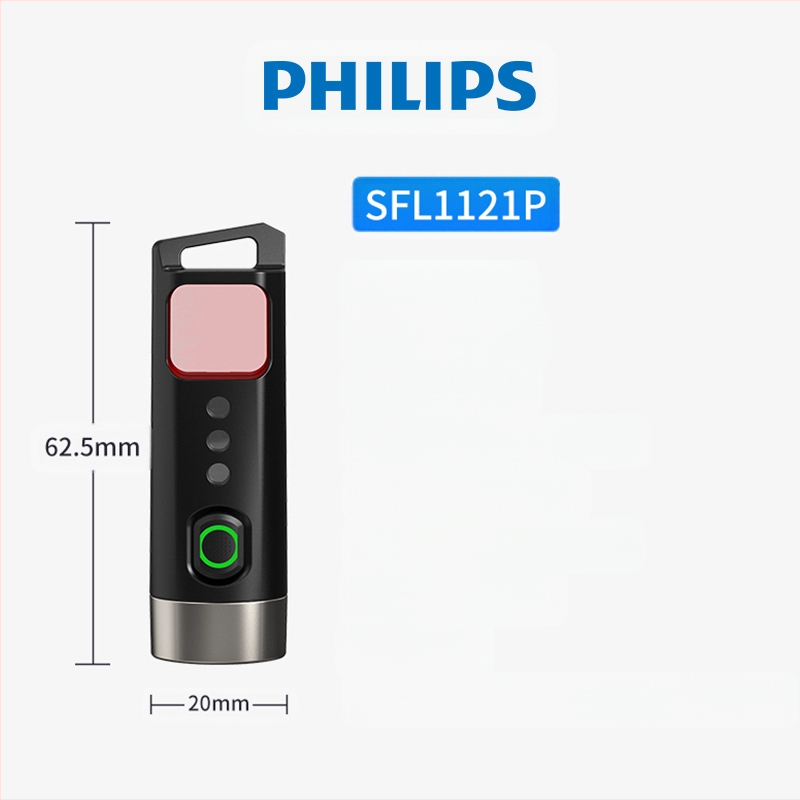 Philips Strong Light Flashlight Multi-Mode Mini Flashlight Nabíjateľná kompaktná prenosná domáca vonkajšia prenosná