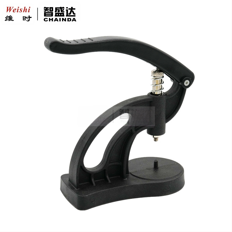 Инструмент за ремонт на часовници, ABS пластмасов преса за капак на часовник, преса за капак на часовник, 12 гумени форми