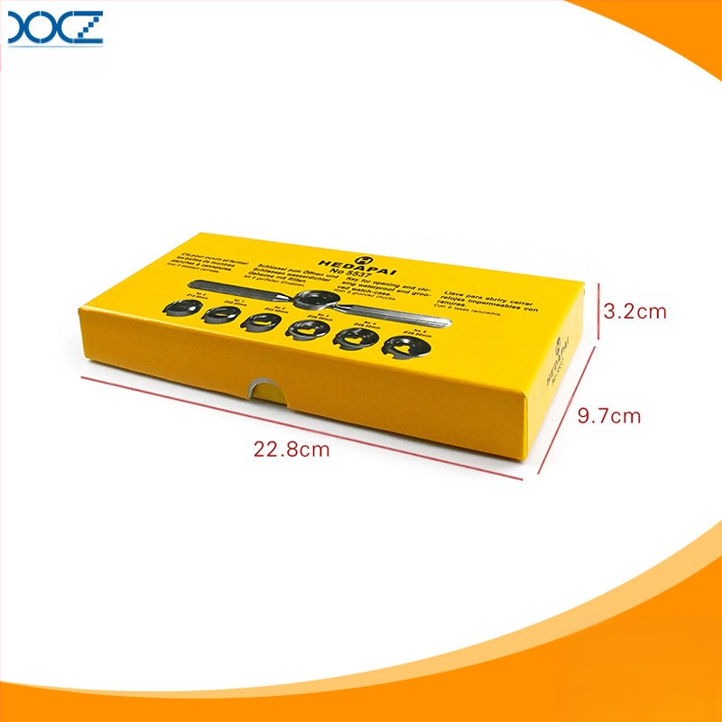 Комплект от 7 инструмента за отваряне на капак на часовник, отваряне на часовник, HEDAPAI, инструмент за отваряне на заден капак на часовник