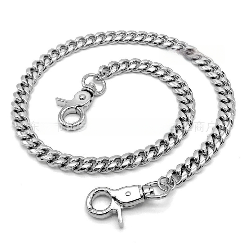 Europski i američki modni osobnost hip hop brusni lanac titan čelični lanac lokomotivski lanac hlače lanac ins vjetar ukras muški lanac veleprodaja