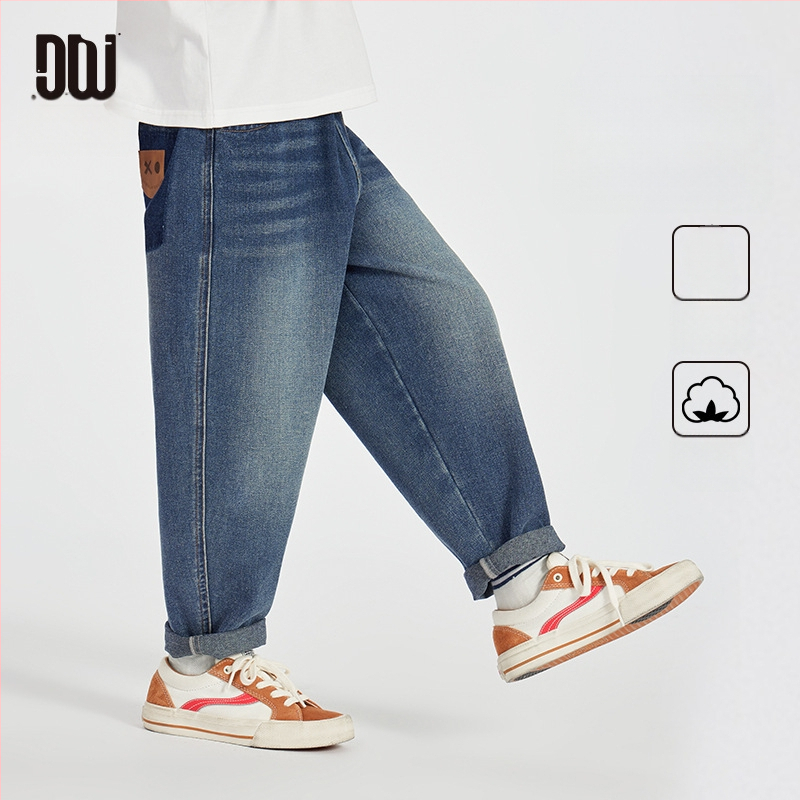 Duoduo poiste teksad 2025 kevad- ja sügisesed kõrge puuvillase pesuga pehmed mugavad laste mitmekülgsed moepüksid vabaaja jaoks