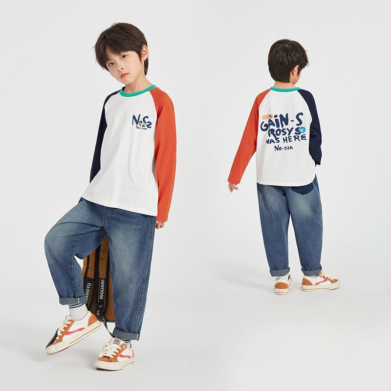 Duoduo poiste teksad 2025 kevad- ja sügisesed kõrge puuvillase pesuga pehmed mugavad laste mitmekülgsed moepüksid vabaaja jaoks