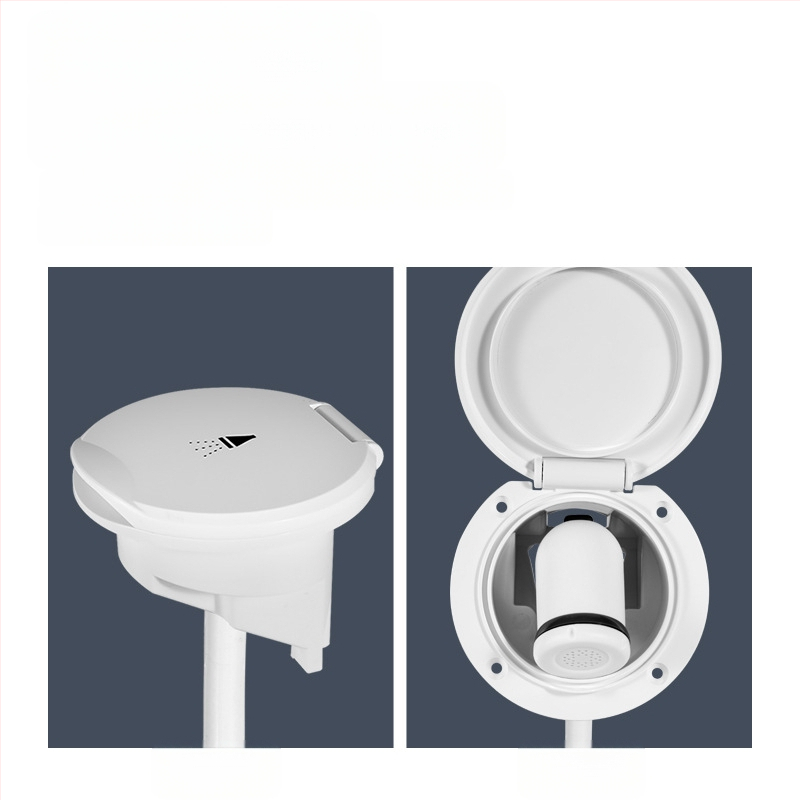 Jachtos mini dušo antgalis Vandenį taupantis slėginis dušas Modifikuotas lauko priedų ABS antgalis