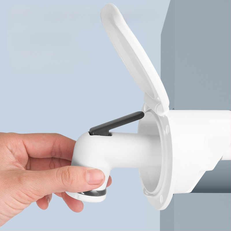 Jachtos mini dušo antgalis Vandenį taupantis slėginis dušas Modifikuotas lauko priedų ABS antgalis