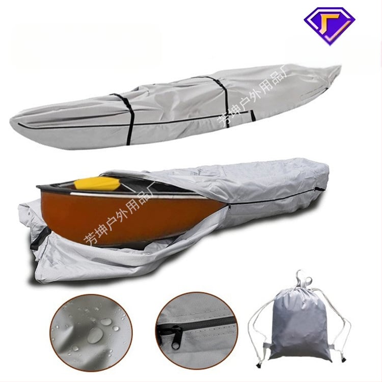 „Amazon“ tarpvalstybinis lauko baidarių uždangalas, atsparus vandeniui, 420D Oksfordo audinio kanojos, atsparus lietui, apsaugantis nuo saulės, valties uždangalas, valties švarkas