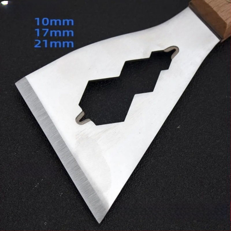 Лопата от неръждаема стомана, острие за почистване на циментова лопата, скрепер за стена, инструмент за декорация на кожата, тежка дървена дръжка, малка лопата