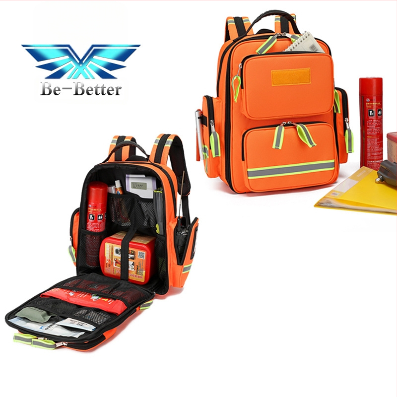 Núdzová súprava do auta Bolida, batoh prvej pomoci, hasičský batoh, rodinná súprava na následnú pomoc, lekársky batoh