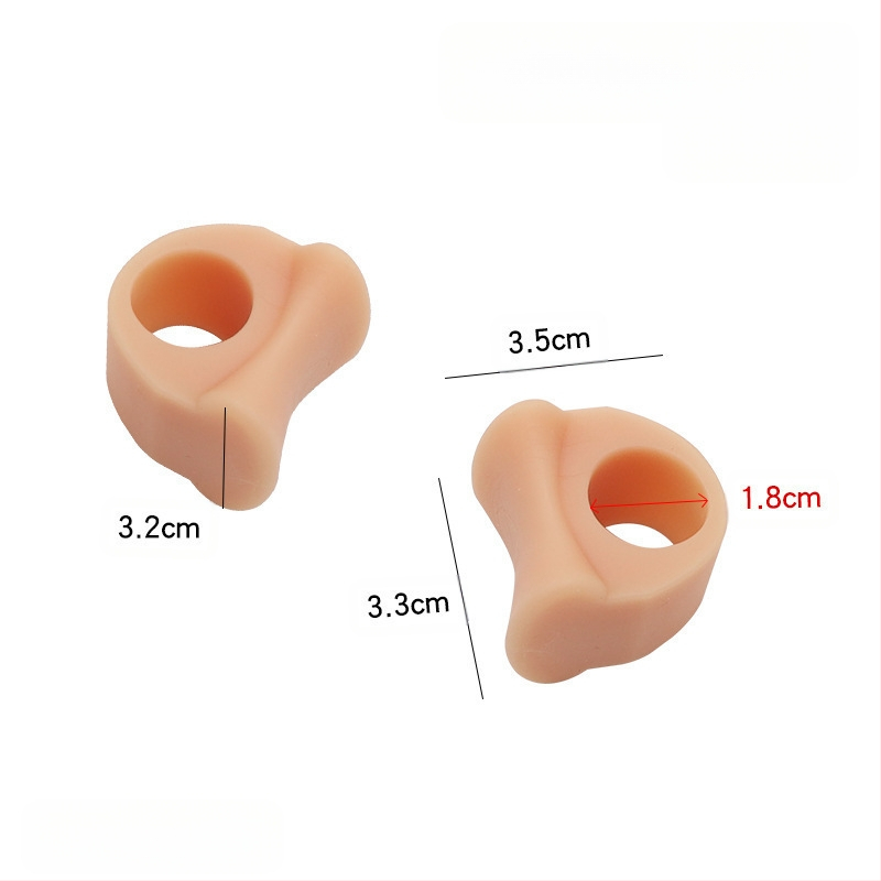 Ορθωτική λαβγού αντίχειρα Ορθωτική επικάλυψη δακτύλων ποδιού Διαχωριστής δακτύλων μεγάλου ποδιού Διασταύρωση με διαχωριστικό σιλικόνης ημέρα και νύχτα