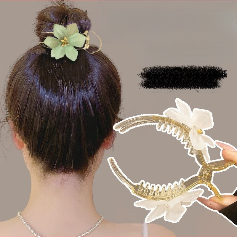 Marubeni pea juuste artefakt lille haarav klamber naiste kõrge hobusesaba fikseeritud artefakt haarav klamber peakate juuksenõel tagasi pea juuksenõel