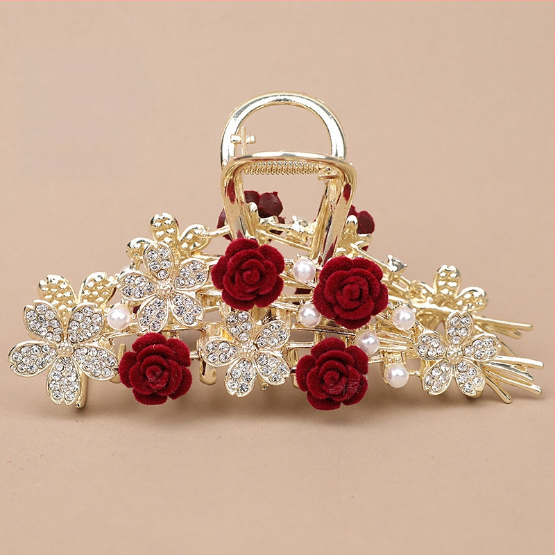 Romantilised superroosist juuksed, suured haikalakujulised klambrid, magusad ilujuuksed, mitmevärvilised, suured haarded, hulgimüügi juukseaksessuaarid