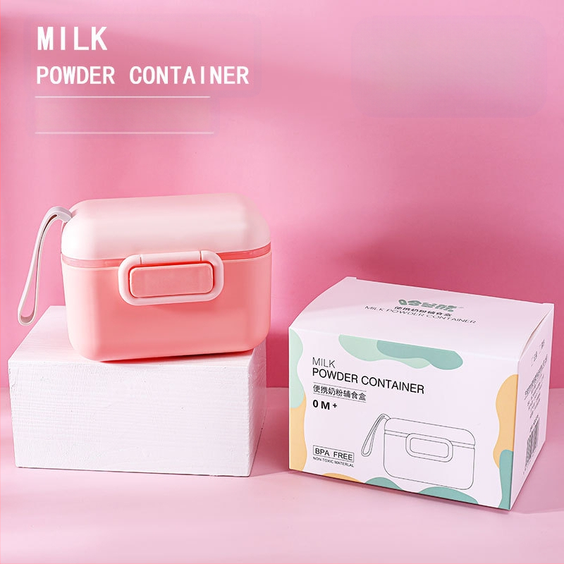 Sandėliavimo sandari kūdikių pieno miltelių kasetė Didelės talpos išeinančių ryžių makaronų sandarus puodas Nešiojama kūdikių ryžių miltelių kasetė