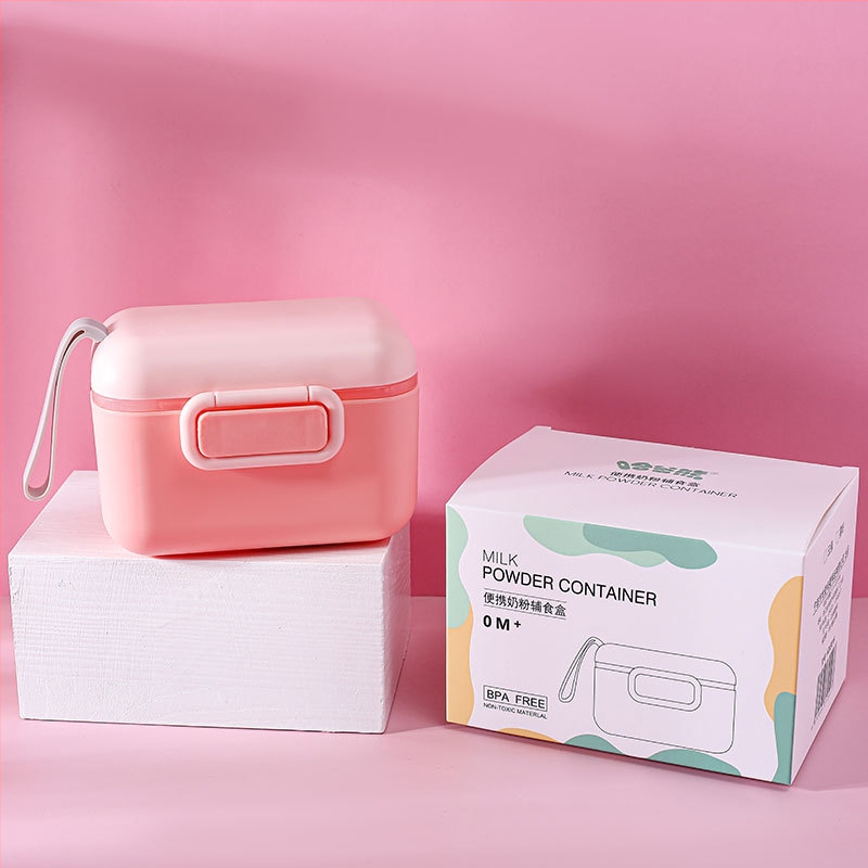Sandėliavimo sandari kūdikių pieno miltelių kasetė Didelės talpos išeinančių ryžių makaronų sandarus puodas Nešiojama kūdikių ryžių miltelių kasetė