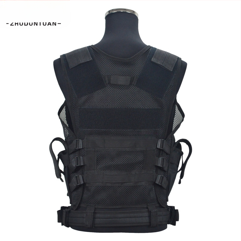 Тактическа жилетка Cross-Border Popular 047, мрежеста, дишаща, устойчива на износване, екипировка за защита при тренировки на открито