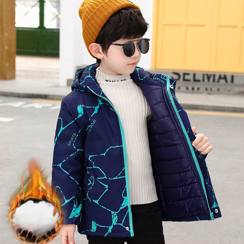 Αντιανεμικό για αγόρια, φθινοπωρινό και χειμερινό μπουφάν 2025, βαμβακερό παλτό με επένδυση, για αγόρια, 13 ετών και μεγαλύτερα παιδιά, παχύ και ζεστό
