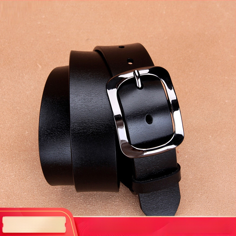 Ζώνη γυναικών απευθείας από εργοστάσιο, απλή και ευέλικτη, κορεάτικη, καθαρή δερμάτινη ζώνη, μοντέρνα, δροσερά τζιν στυλ