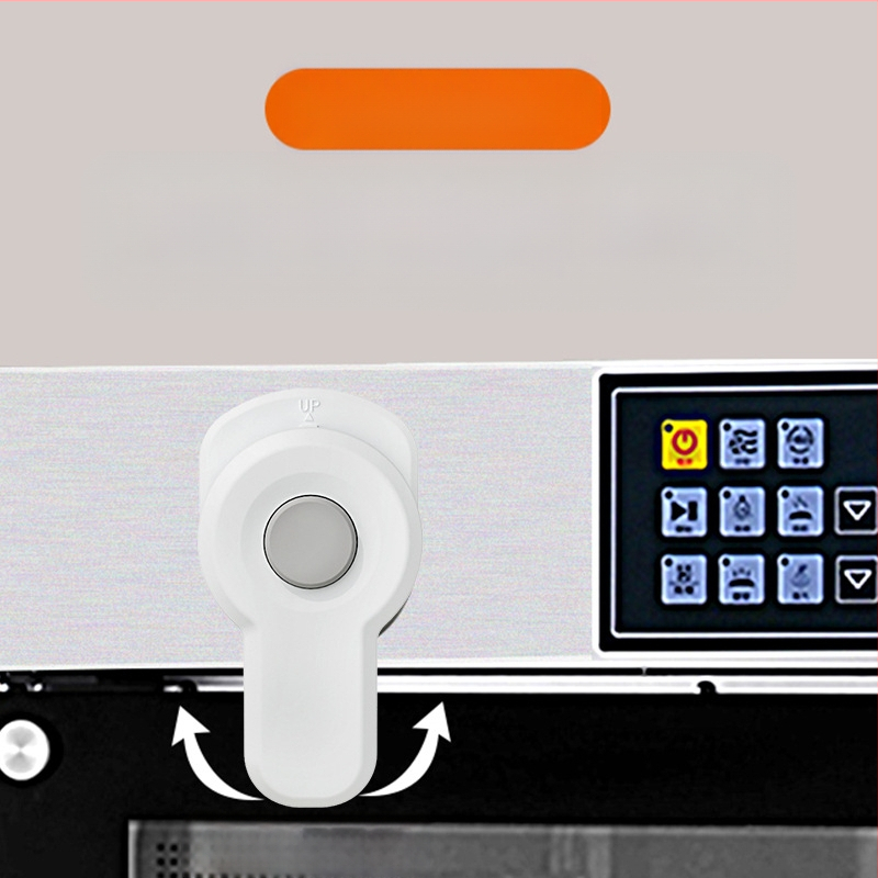 Orkaitės durelių ir langų buitinės saugos spynos spintelės stalčiui mikrobangų krosnelei, apsaugančiai nuo atidarymo, be perforatoriaus, vaikams, kūdikiams, fiksuota apsauginė spyna