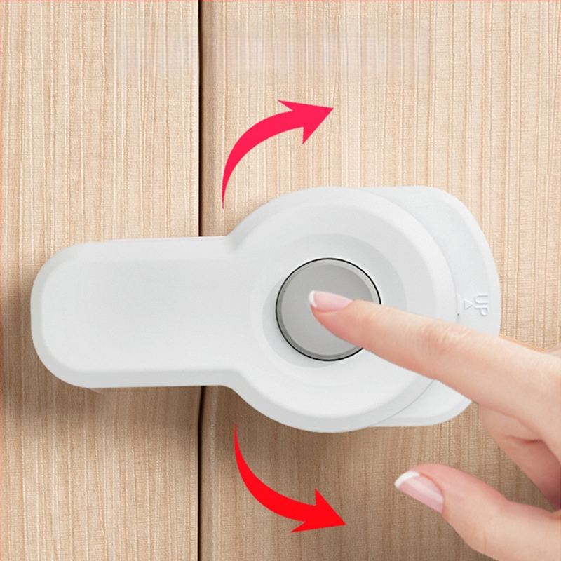 Orkaitės durelių ir langų buitinės saugos spynos spintelės stalčiui mikrobangų krosnelei, apsaugančiai nuo atidarymo, be perforatoriaus, vaikams, kūdikiams, fiksuota apsauginė spyna