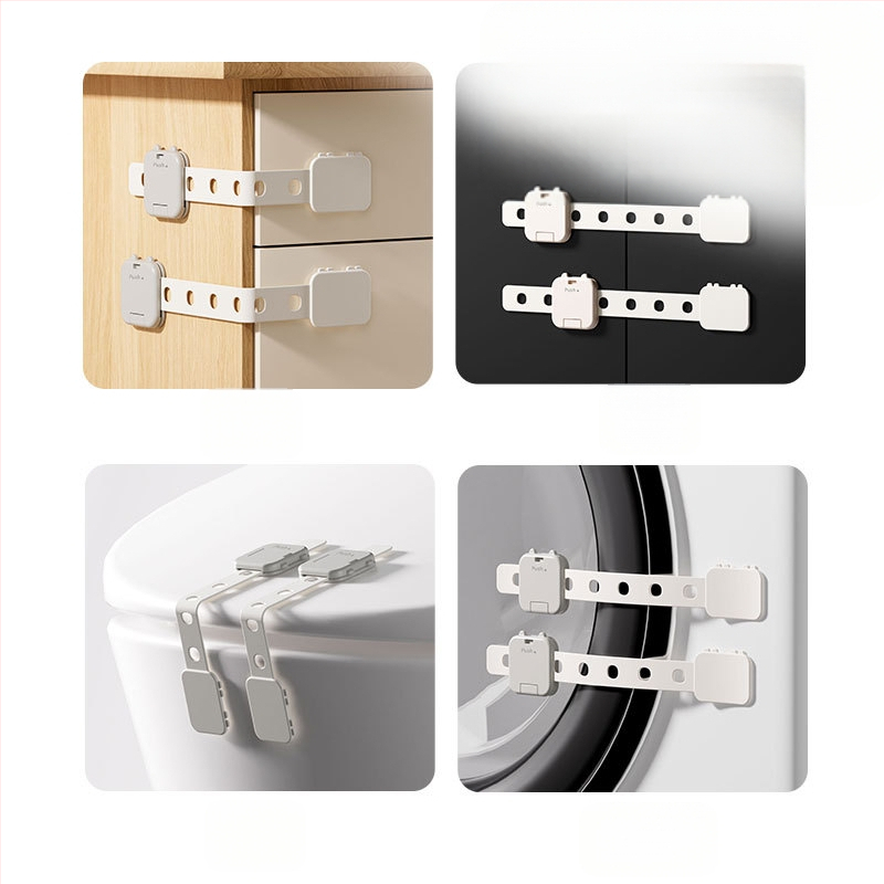Детска предпазна ключалка за чекмедже, за да се предотврати отварянето на шкафа от бебе, предпазна ключалка против прищипване за бебе, заключване на вратата на бебешкия шкаф