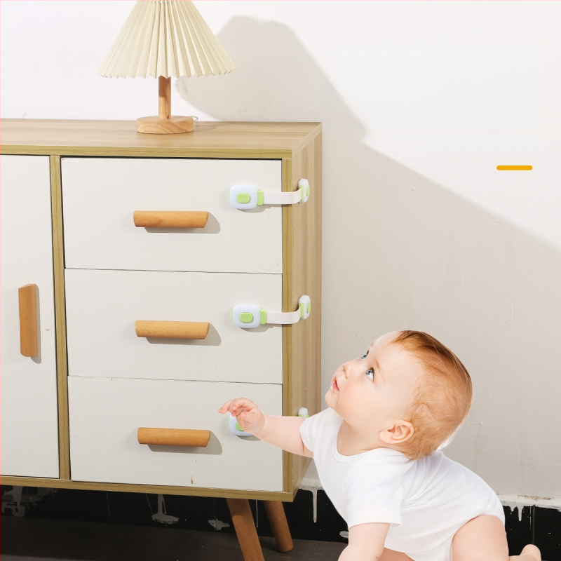 Vaikų saugos užraktas „Amazon Kidsren“ stalčiaus užraktas Daugiafunkcis spintelės durelių saugos užraktas Vaikams skirta apsauga nuo prispaudimo