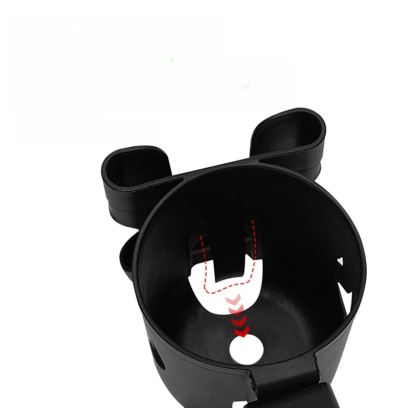 Univerzálny držiak na poháre pre detský kočík, držiak na poháre dva v jednom, držiak na bicykel z plastu, držiak na mobilný telefón, držiak na poháre na kočík, držiak na fľaše