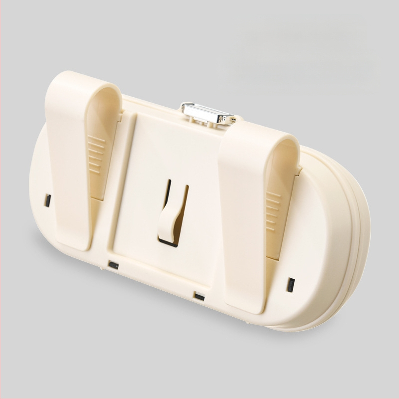 Κουτί γυαλιών αυτοκινήτου αξεσουάρ αυτοκινήτου κλιπ γυαλιών ηλίου πολυλειτουργικό καθολικό γυαλιών ηλίου βολικό κουτί αποθήκευσης