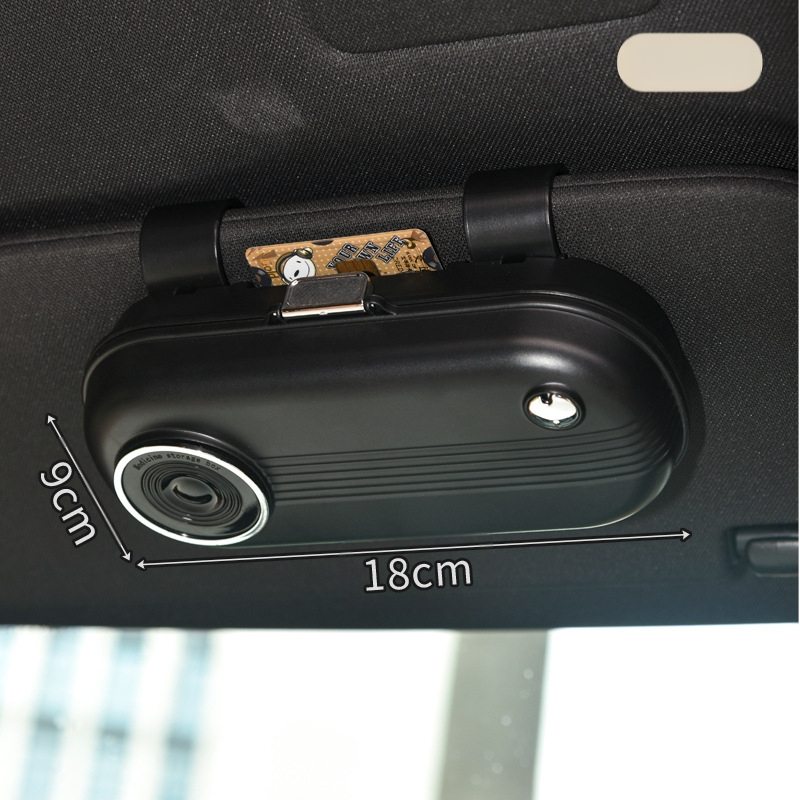 Κουτί γυαλιών αυτοκινήτου αξεσουάρ αυτοκινήτου κλιπ γυαλιών ηλίου πολυλειτουργικό καθολικό γυαλιών ηλίου βολικό κουτί αποθήκευσης