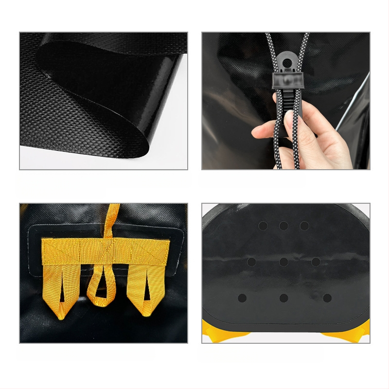 Pārrobežu karsti pārdota āra sporta virvju uzglabāšanas soma alpīnismam, klinšu kāpšanas soma, salokāma plecu virvju soma, upes mugursoma