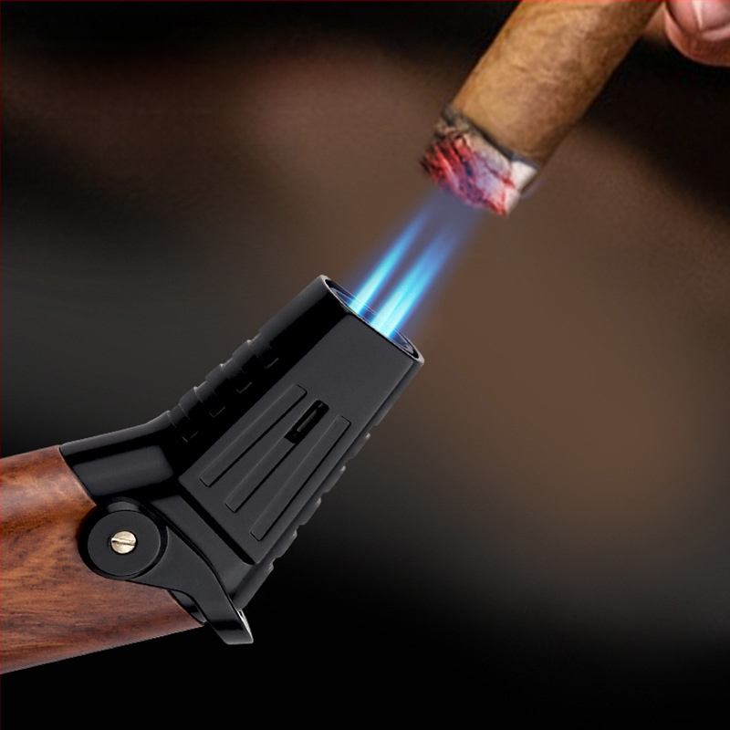 Baicheng tuulekindel otse tuulekindel täispuhutav tulemasin sigari moxibustion spetsiaalne kolme tulega meeste pihustuspüstol piiriülene hulgimüük