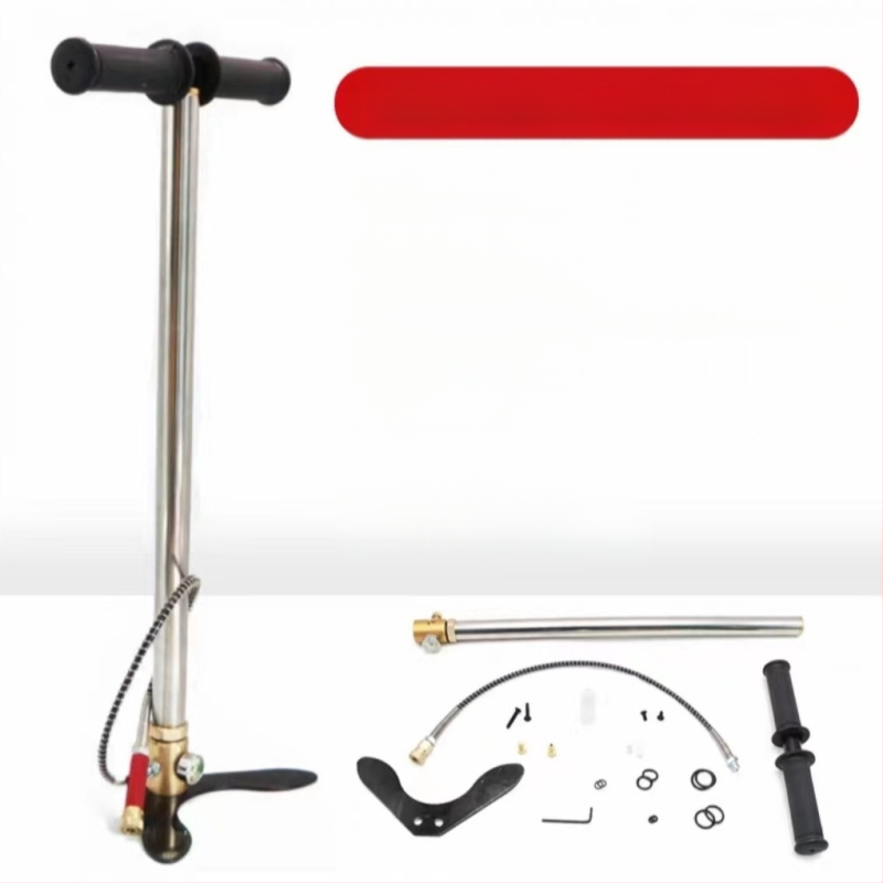 Gamyklinis tiesioginis nerūdijančio plieno aukšto slėgio siurblys 30MPA vandeniu aušinamas rankinis oro siurblys 40MPA