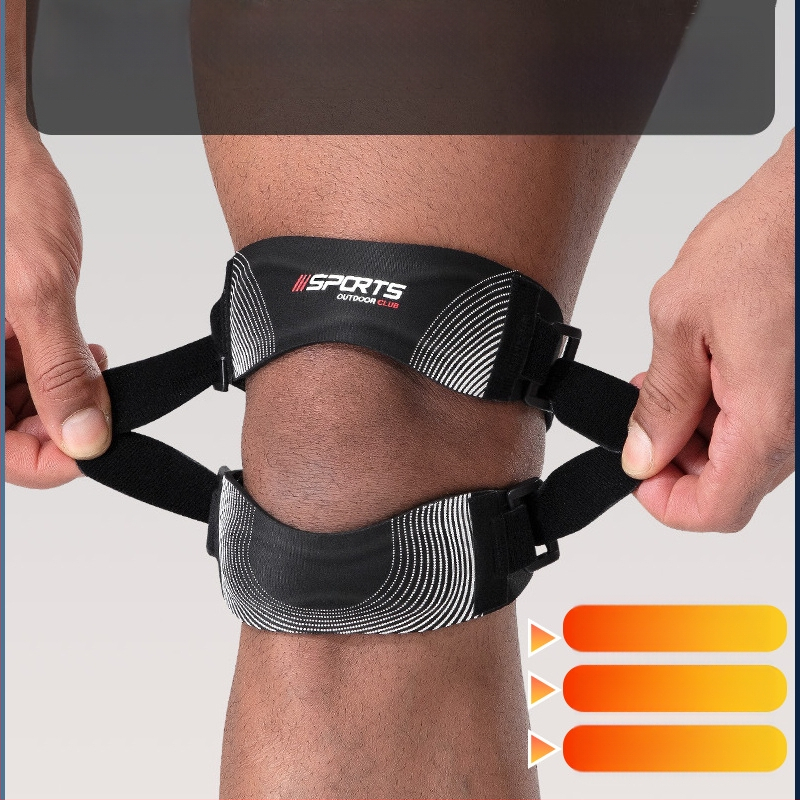 Αθλητική συμπίεση αρθρώσεων επιγονατίδας ζώνη υπαίθριου τρεξίματος γυμναστικής μπάσκετ προστατευτικό γόνατος ανδρικό απορροφητικό κραδασμών αναπνεύσιμο προστατευτικό κάλυμα γυναικών