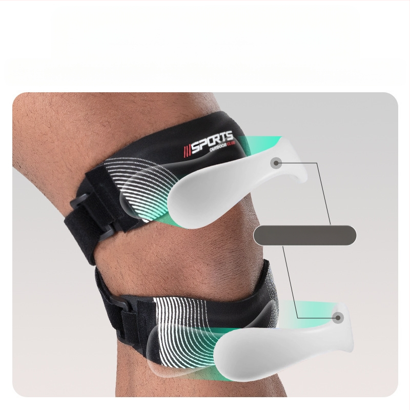 Αθλητική συμπίεση αρθρώσεων επιγονατίδας ζώνη υπαίθριου τρεξίματος γυμναστικής μπάσκετ προστατευτικό γόνατος ανδρικό απορροφητικό κραδασμών αναπνεύσιμο προστατευτικό κάλυμα γυναικών