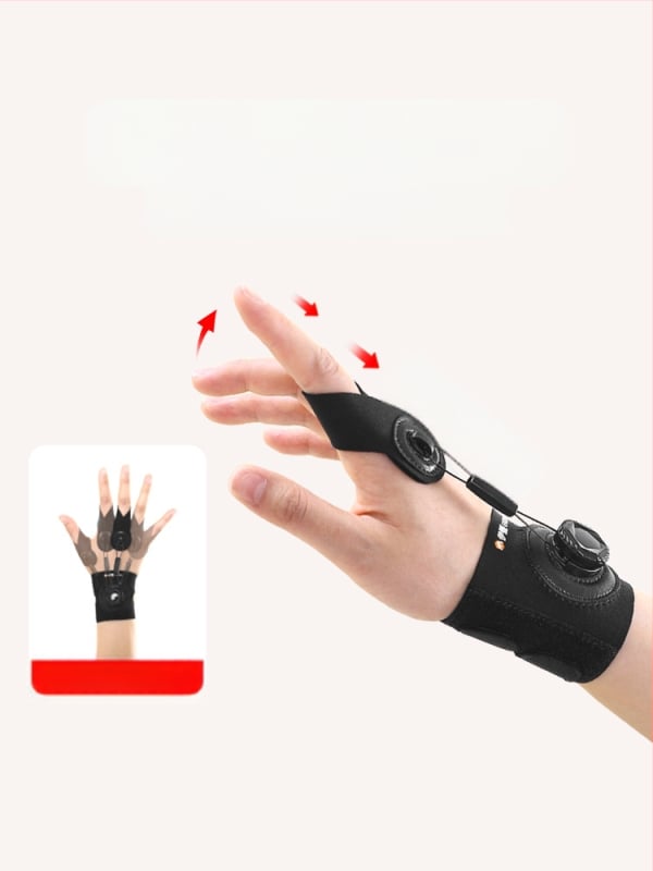 Pöörleva käivitusega sõrme ortopeediline pöial Kõõlusetupe fiksaator Sõrme painutamine Sisemine pandla ortopeediline sõrmeliigese kaitseümbris