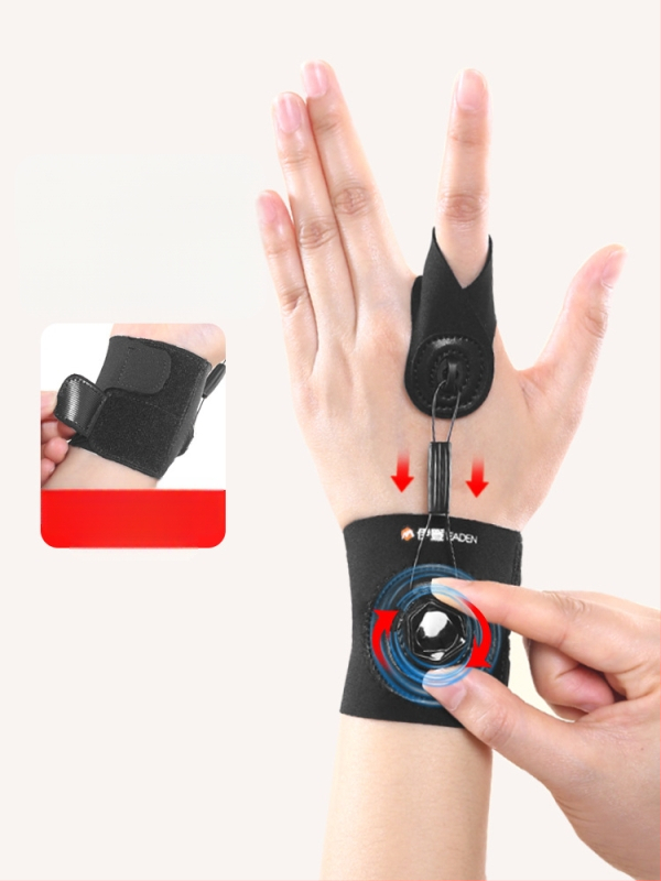 Pöörleva käivitusega sõrme ortopeediline pöial Kõõlusetupe fiksaator Sõrme painutamine Sisemine pandla ortopeediline sõrmeliigese kaitseümbris