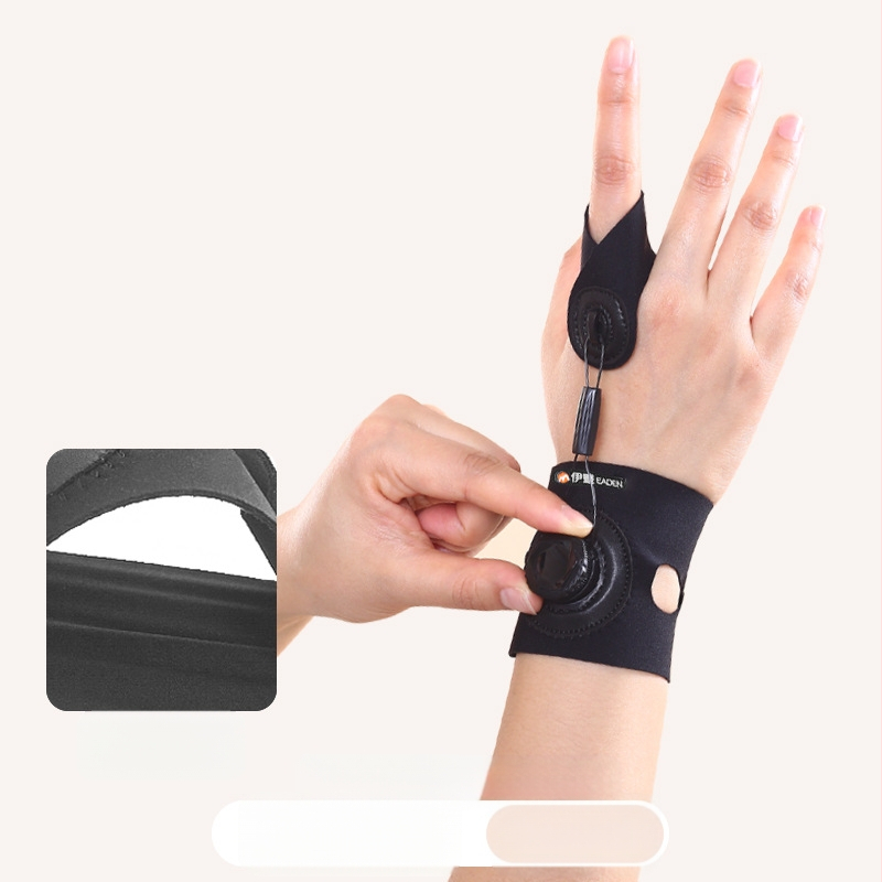 Pöörleva käivitusega sõrme ortopeediline pöial Kõõlusetupe fiksaator Sõrme painutamine Sisemine pandla ortopeediline sõrmeliigese kaitseümbris