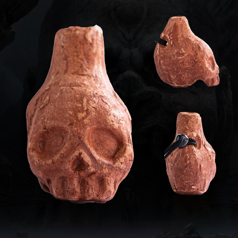 Asteekide mini keraamika flööt puhas keraamika mudavile Kun dekompressiooni naljavilel õudus ulgumine trikimänguasi
