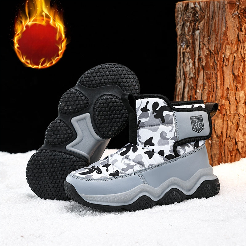 Vaikiški sniego batai mergaitėms, nauji, su vilnos pamušalu, dideli, medvilniniai batai, vandeniui atsparūs, šilti, medvilniniai batai