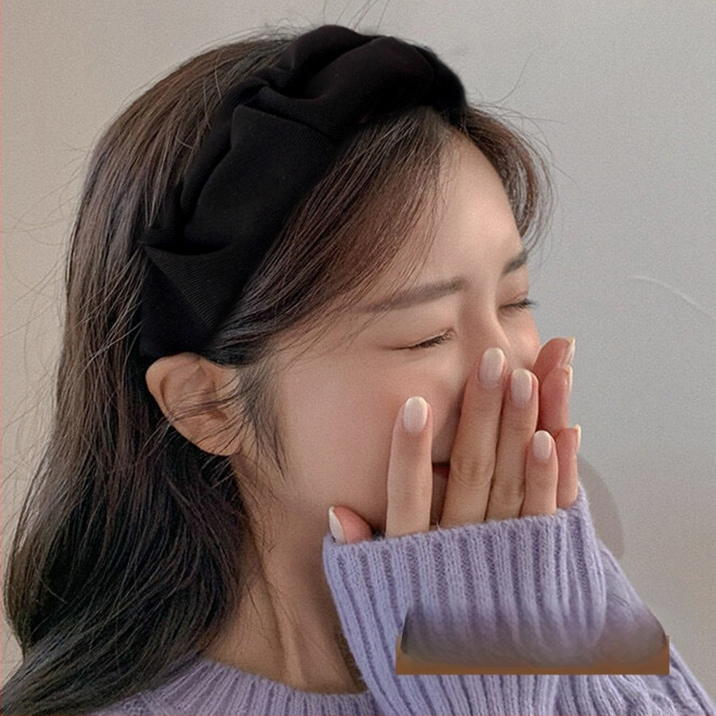 Korea retrokangast sõlmega juukserõngas, naiste internetikuulus laia äärega juukserõngas, kvaliteetsed ja elegantsed juuksekaardipeakatted