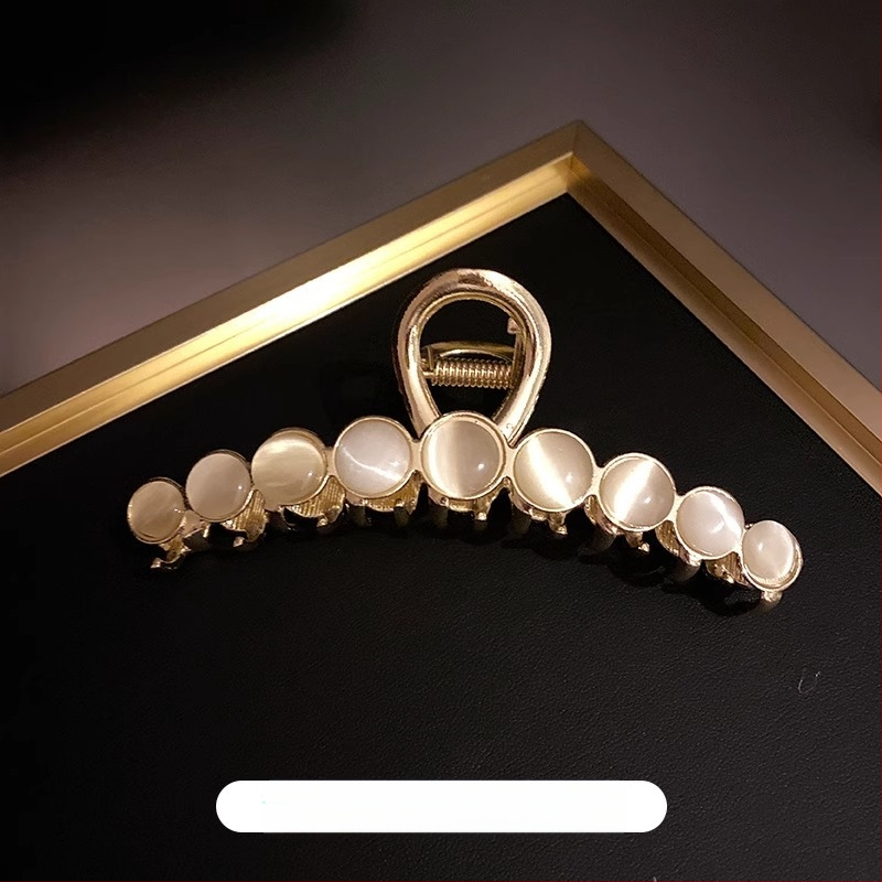 Opal Grab Clip Back Head fikseeritud juuksed suured klambriga peakatted haikalaga juuksenõelad internetikuulsus 2024 uus