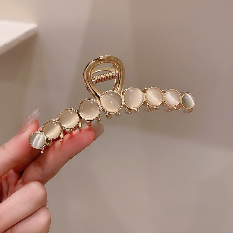 Opal Grab Clip Back Head fikseeritud juuksed suured klambriga peakatted haikalaga juuksenõelad internetikuulsus 2024 uus