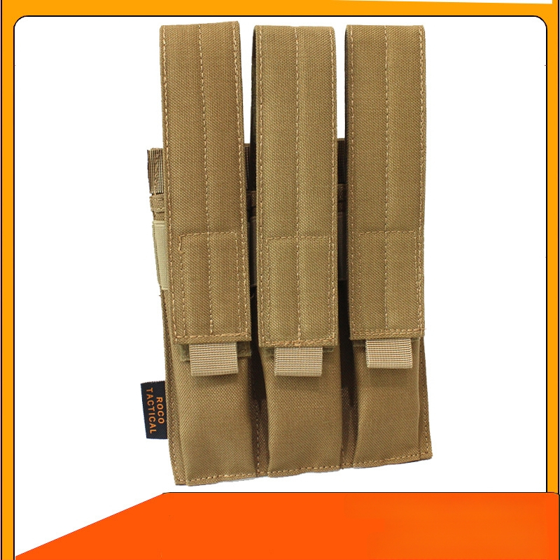 Taktinis trigubas krepšys mp5 Dagger taktinė liemenė Molle vice krepšys arp9 greito užtraukimo rinkinys