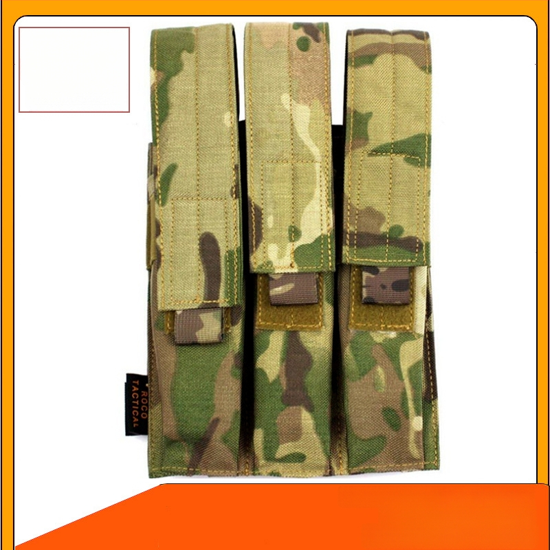 Taktinis trigubas krepšys mp5 Dagger taktinė liemenė Molle vice krepšys arp9 greito užtraukimo rinkinys