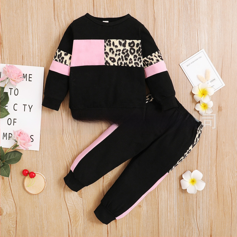 eaby AliExpress Amazon ins plahvatusohtlik puhas puuvilla leoparditrükiga komplekt kolmes värvitoonis