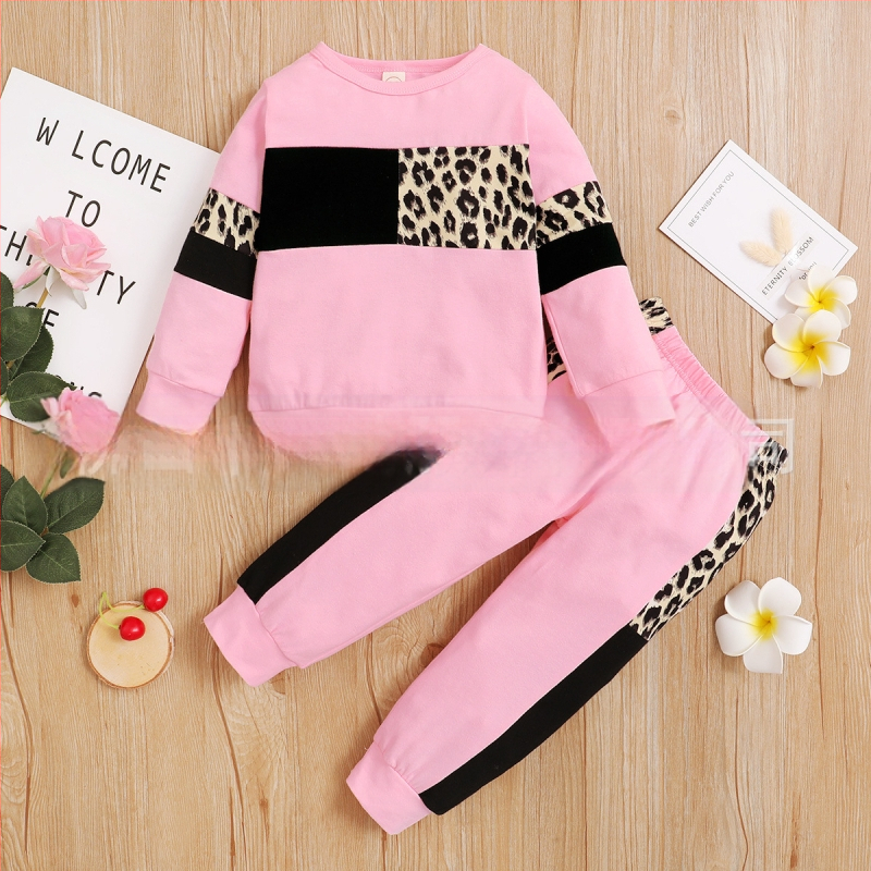 eaby AliExpress Amazon ins plahvatusohtlik puhas puuvilla leoparditrükiga komplekt kolmes värvitoonis