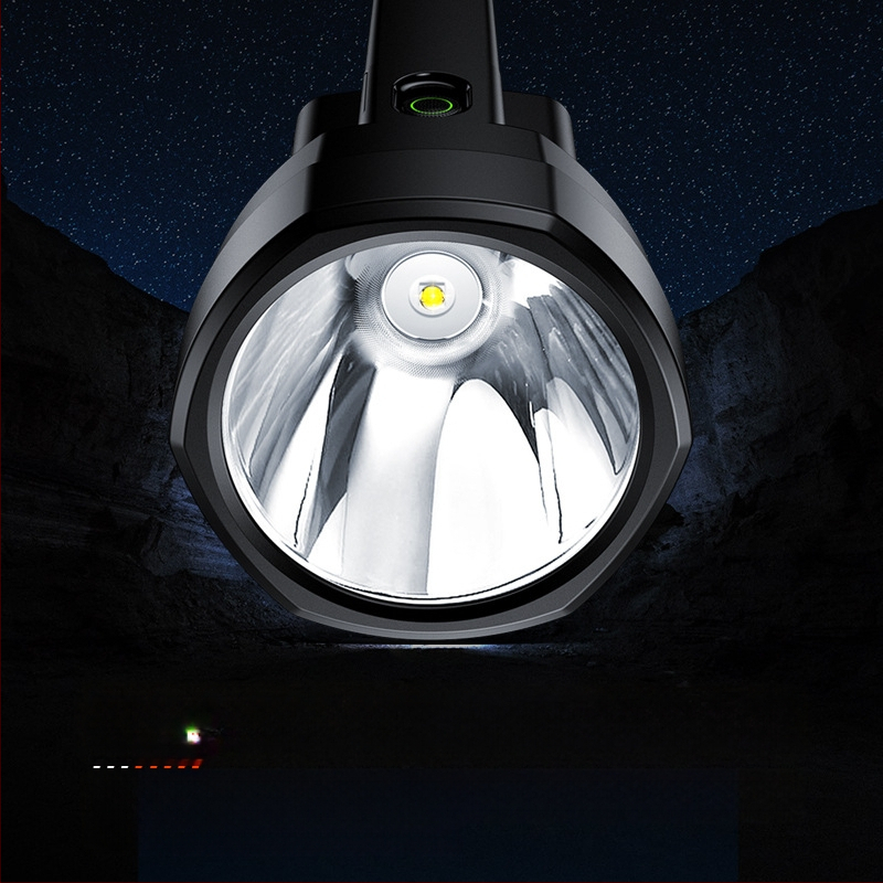 Philipsi tugev valgusotsija taskulamp, koduseks kasutamiseks, üliere kottlamp küljetulega, laetav ja vastupidav