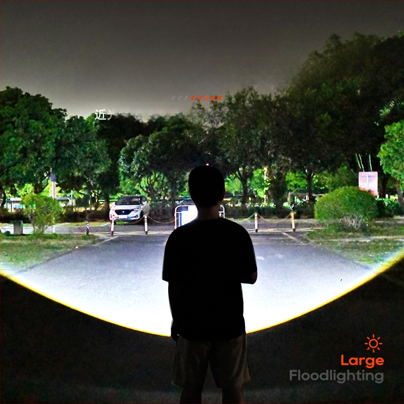 Philipsi tugev valgusotsija taskulamp, koduseks kasutamiseks, üliere kottlamp küljetulega, laetav ja vastupidav